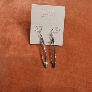 Nordstrom Silver Drop Earrings